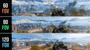 FOV sur Warzone call of duty sur PC