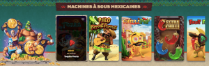 La liste des jeux sur le casino en ligne casino 5gringos