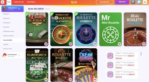 Les jeux sur le site de casino 7signs