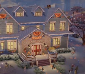 Un chateau dans les SIMS 5
