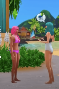 Les filles en bikini dans les SIMS 5