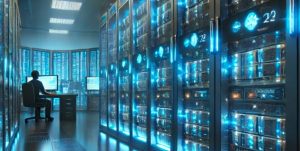 les serveurs d'un hébergeur web